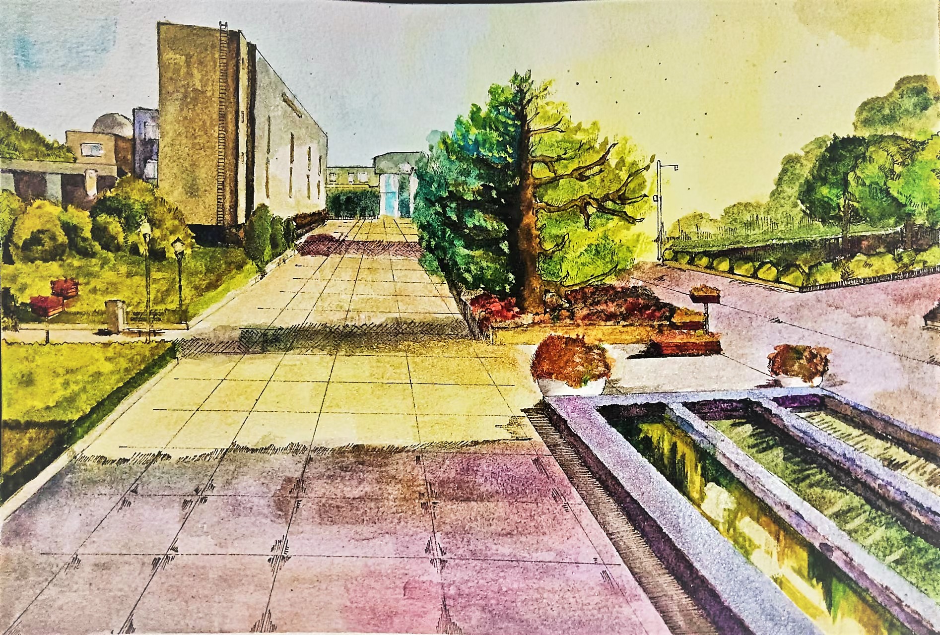 35f644f4e89d4adfab5678232ec904be.jpg 21级视觉传达1班 李乐 图书馆前中心路 指导教师:李克非.jpg